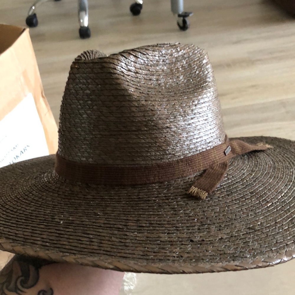 Brixton Leigh straw fedora